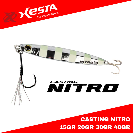 Xesta Metal Jig Casting Nitro 15-40 Gram