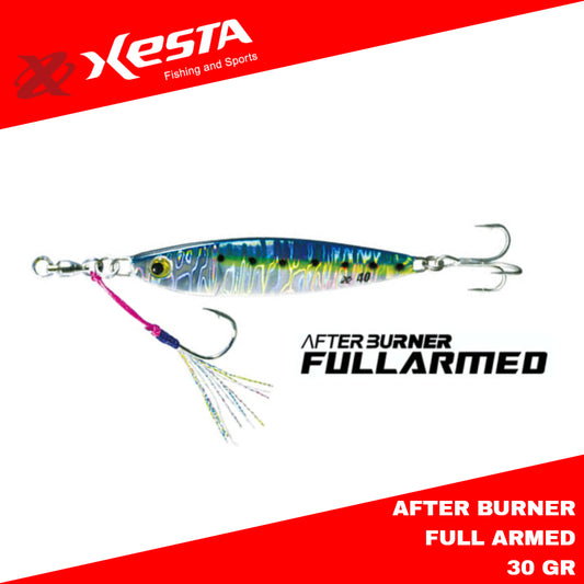 Xesta Metal Jig After Burner Bersenjata Penuh 30 Gram