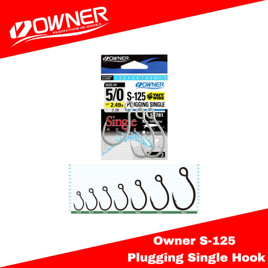 Owner S-125 Plugging Single Hook