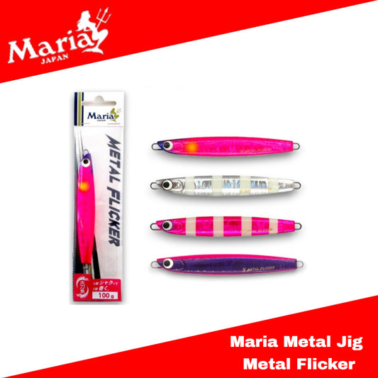 Maria Metal Jig Logam Berkedip