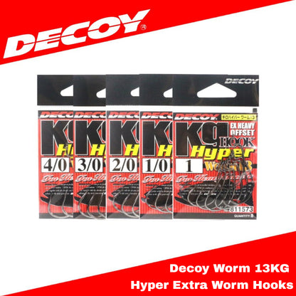 Decoy Worm 13KG Hyper Extra Worm Hooks