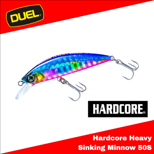 Umpan Pancing Yo Zuri Duel Hard 50S Heavy Sinking Minnow Lure