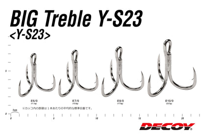 Umpan Y-S23 Kail Treble Besar Tugas Berat