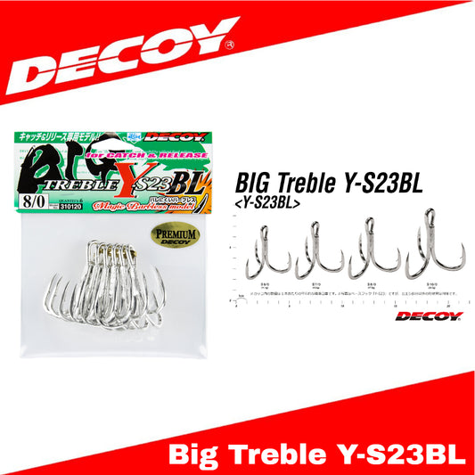 Umpan Y-S23 BL Kail Treble Besar Tugas Berat Tanpa Duri