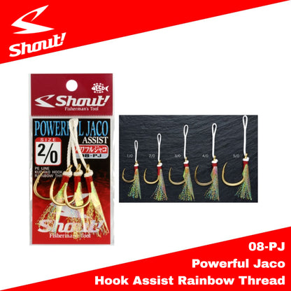 Shout 08-PJ Bantuan Hook Jaco Kuat Benang Pelangi