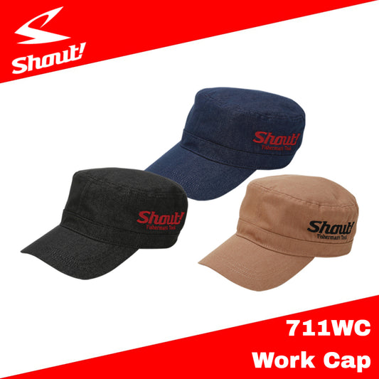 Topi Kerja Shout 711-WC Ukuran Bebas Dapat Disesuaikan