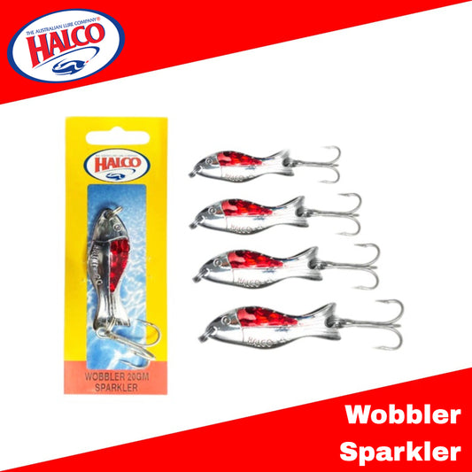 Halco Wobbler Sparkler Metal Spoon