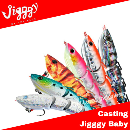 Pada Jig Logam Biru Casting Jigggy Baby 30 Gram
