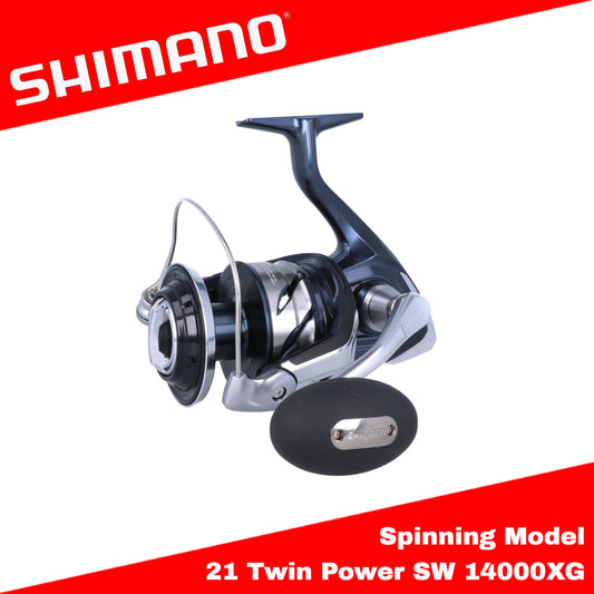 Gulungan Pemintal Shimano 21 Twin Power SW 14000XG