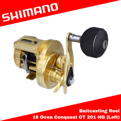 Shimano Baitcasting Reel 18 Ocea Conquest CT 201 HG (Left Handle)