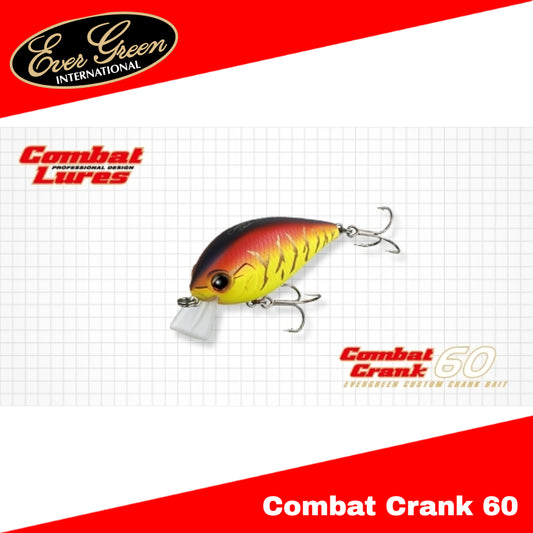 Umpan Pancing Evergreen Combat Crank 60 Floating Lures 13.0g 58mm