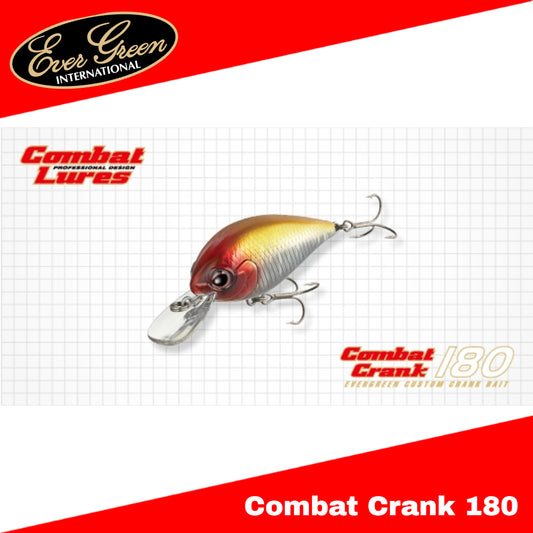 Umpan Pancing Evergreen Combat Crank 180 Floating Lures 13.2g 58mm