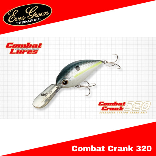 Umpan Pancing Evergreen Combat Crank 320 Floating Lures 16.5g 64mm