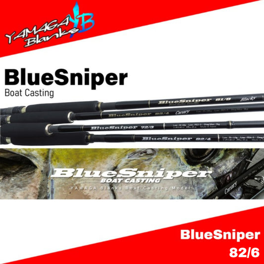 Joran Pancing Yamaga Blanks Spinning Rod Blue Sniper 82/6