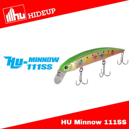 Umpan Pancing Hide Up HU Minnow 111SS Heavy Sinking 33g 111mm