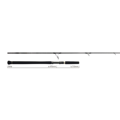 Joran Pancing Yamaga Blanks Spinning Rod Blue Sniper 81/2
