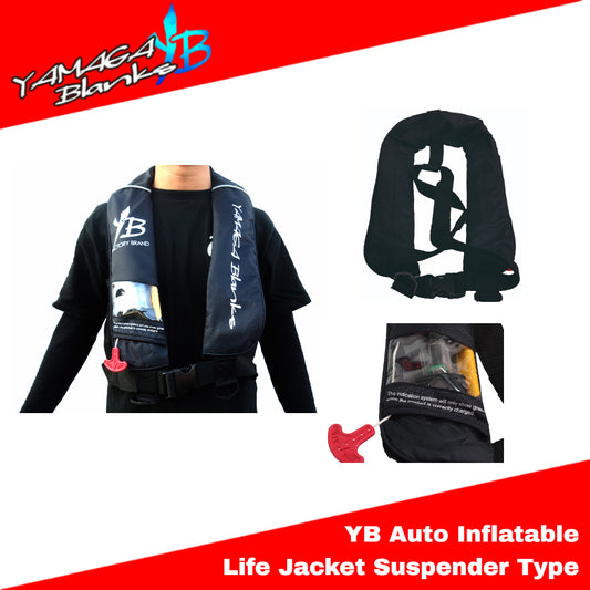 Yamaga Blanks YB Auto Inflatable Life Jacket Suspender Type
