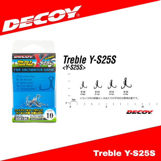 Umpan Pancing Kail Y-S25S Kail Treble