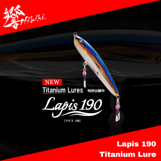 Hibiki Lapis 190 Titanium Lure Diving Pencil 95g 190mm
