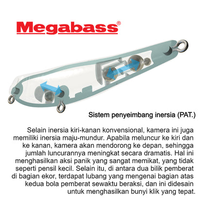 Pensil Megabass DOG-X Jr. SW Floating 6,5g 71mm