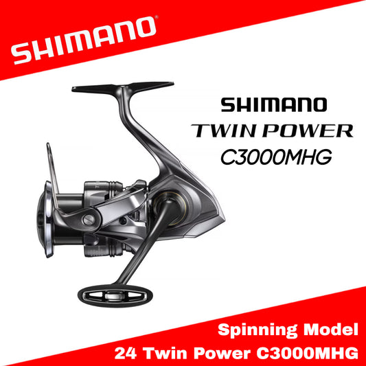 Gulungan Pemintal Shimano 24 Twin Power C3000MHG