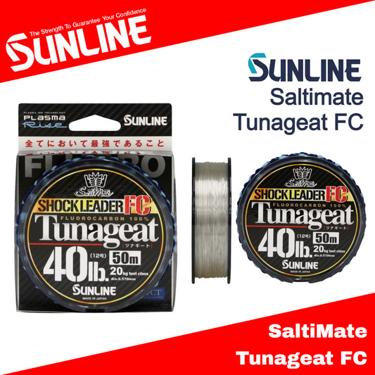Sunline Shock Leader Fluorokarbon Saltimate Tunageat FC