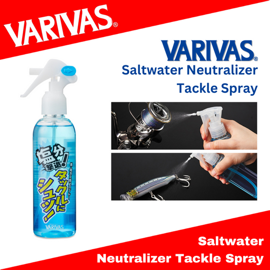 Semprotan Alat Pancing Varivas Penetral Air Asin 180ml (4342)
