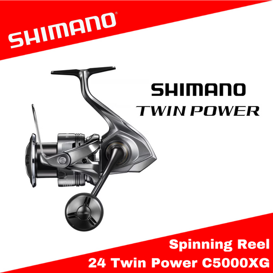 Gulungan Pemintal Shimano 24 Twin Power C5000XG