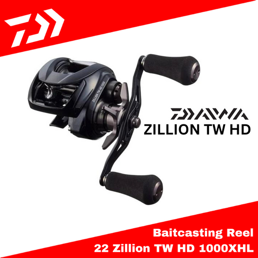 Reel Baitcasting Daiwa 22 Zillion TW HD 1000XHL (Pegangan Kiri)