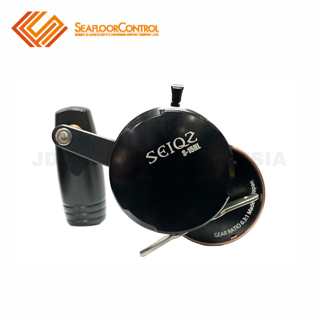 Reel Baitcasting Kontrol Dasar Laut 24 Seiqz S15-HL Warna Terbatas (Kiri)
