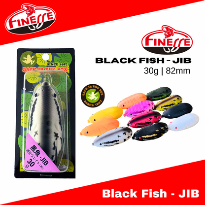 Finesse Black Fish-JIB Soft Frog Lure Floating 30g 82mm
