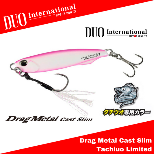 Duo Metal Jig Drag Metal Cast Slim Tachiuo Terbatas