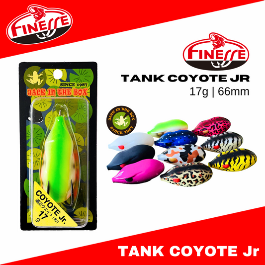 Finesse Tank Coyote JR Soft Frog Lure Floating 17g 66mm