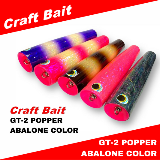 Umpan Popper GT-2 Umpan Apung Craft Bait - Warna Abalon
