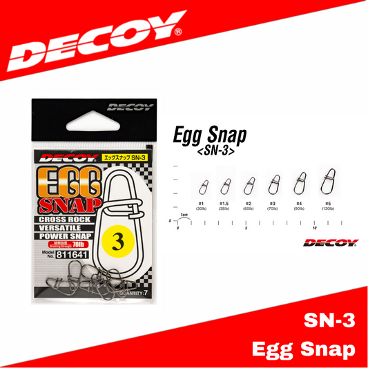 Decoy SN-3 Egg Snap Powerful Cross Lock Snap