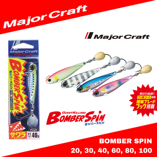 MajorCraft Metal Jig Raksasa Pembunuh Bomber Spin