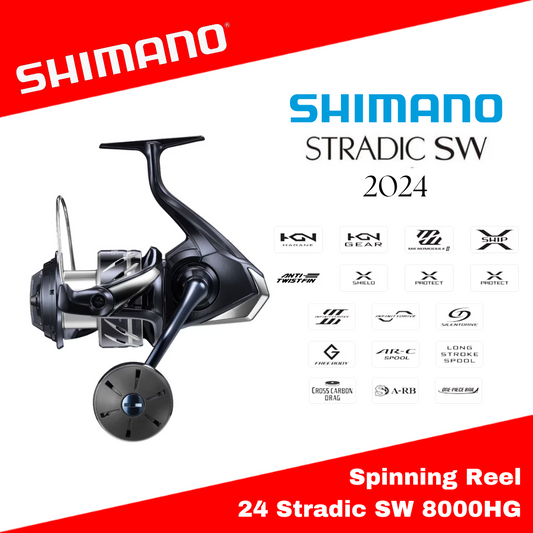 Gulungan Pemintal Shimano 24 Stradic SW 8000HG