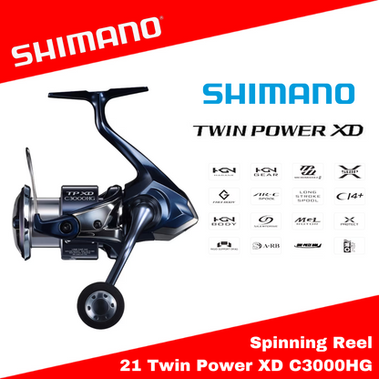 Shimano Spinning Reel 21 Twin Power XD C3000HG