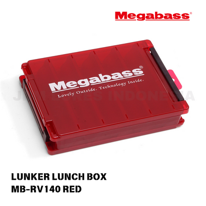 Kotak Makan Siang Megabass Lunker MB-RV140 MERAH
