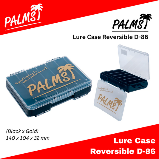 Palms Lure Case Reversible D-86 (Black x Gold)