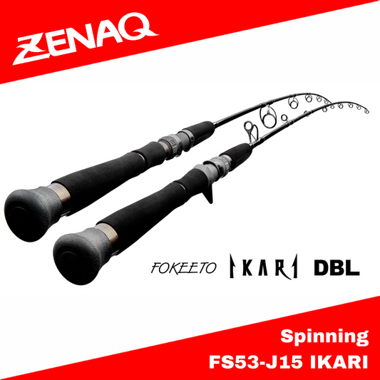 Zenaq Spinning Rod Fokeeto Ikari DBL FS53-J15