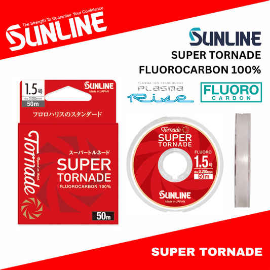 Pemimpin Fluorokarbon Super Tornade Sunline