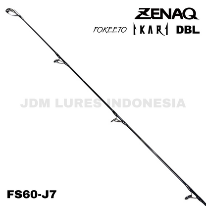 Zenaq Spinning Rod Fokeeto Ikari DBL FS60-J7