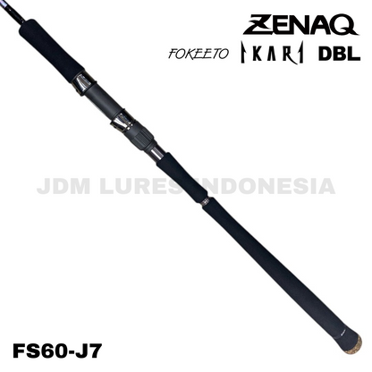 Zenaq Spinning Rod Fokeeto Ikari DBL FS60-J7
