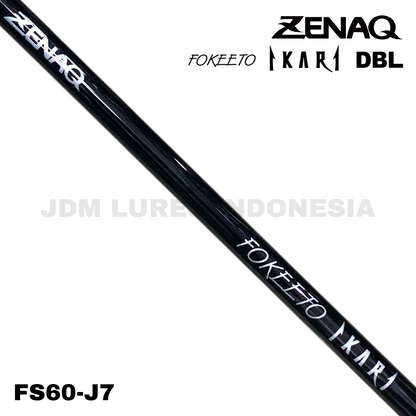 Zenaq Spinning Rod Fokeeto Ikari DBL FS60-J7