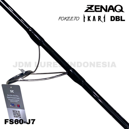 Zenaq Spinning Rod Fokeeto Ikari DBL FS60-J7