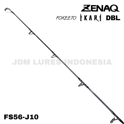 Zenaq Spinning Rod Fokeeto Ikari DBL FS56-J10