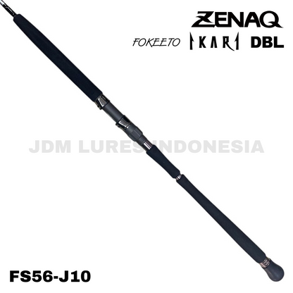 Zenaq Spinning Rod Fokeeto Ikari DBL FS56-J10