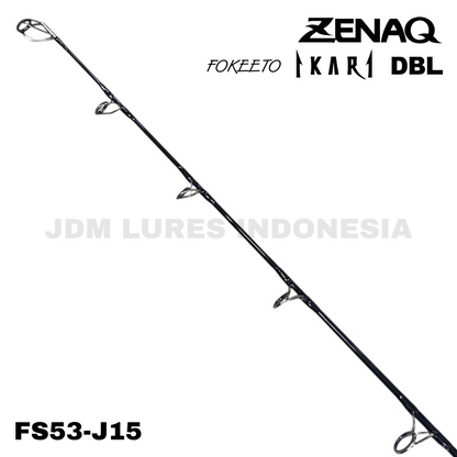 Zenaq Spinning Rod Fokeeto Ikari DBL FS53-J15