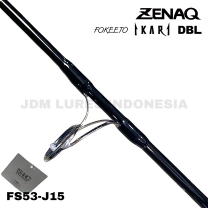Zenaq Spinning Rod Fokeeto Ikari DBL FS53-J15